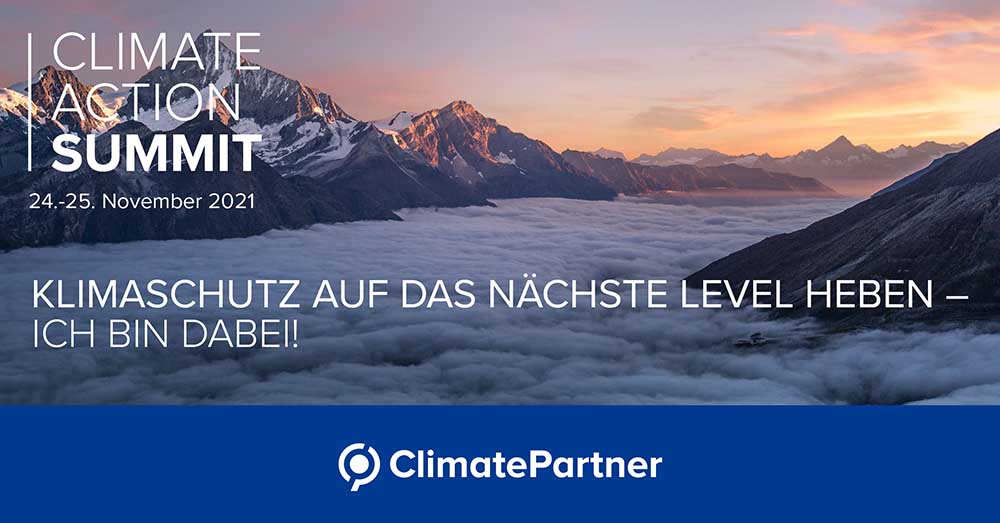 Logo des Climate Action Summit am 24. und 25. November 2021